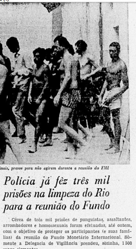 Reprodução Jornal do Brasil. 21/07/1967