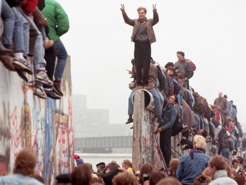 Queda do Muro de Berlim, em novembro de 1989