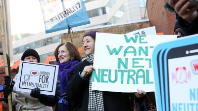 Protesto exige a neutralidade da rede
