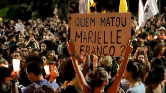 Protesto no Rio de Janeiro. Foto Mídia Ninja