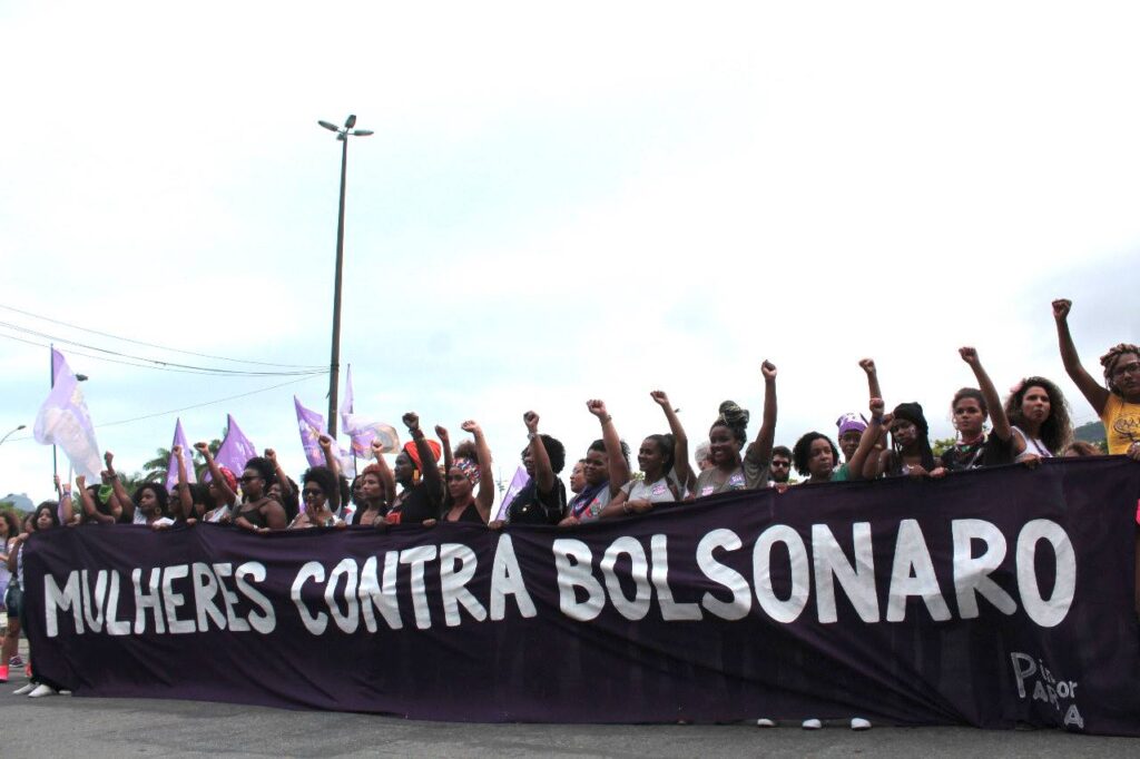 Mulheres contra Bolsonaro. Ato no Rio de Janeiro. Cobertura colaborativa Esquerda Online