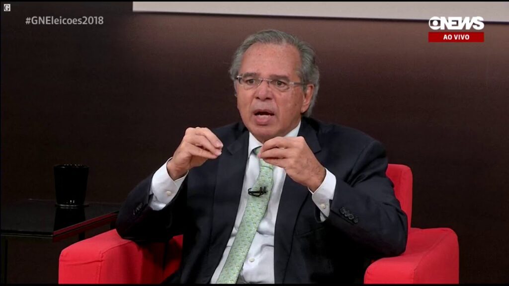 Paulo Guedes, em entrevista na GloboNews