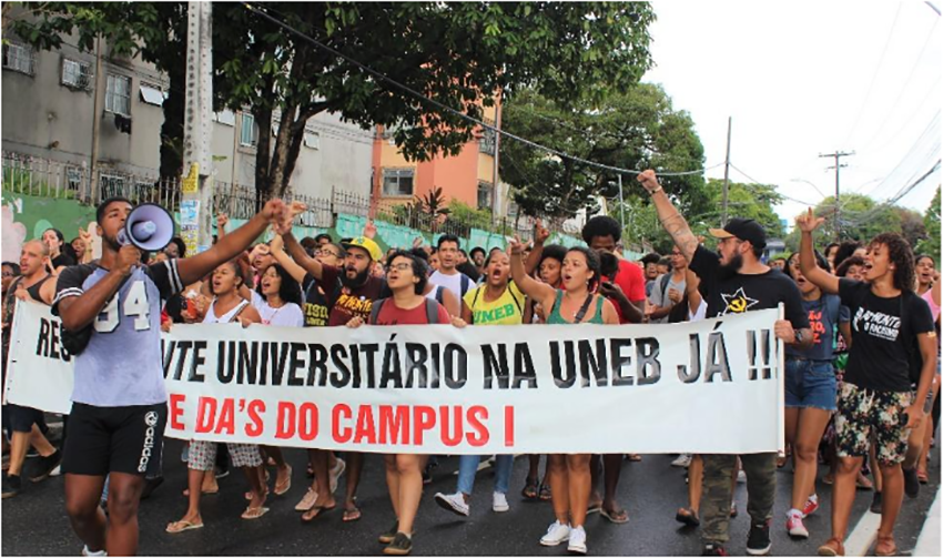 Estudantes em luta: A força da greve das universidades estaduais baianas