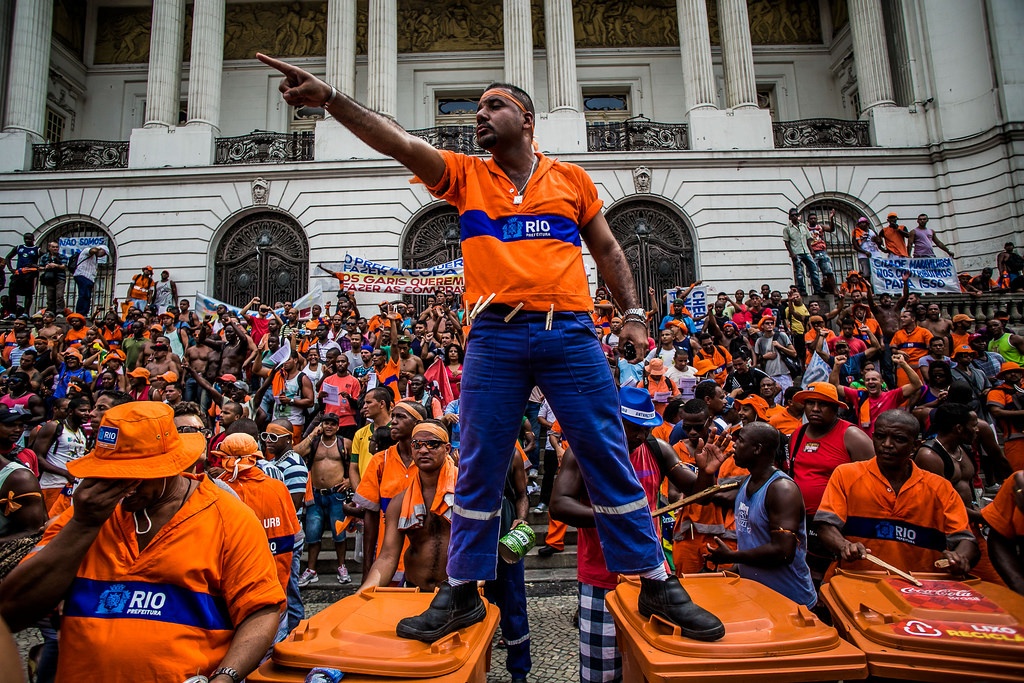 Todo apoio à greve dos garis do Rio de Janeiro