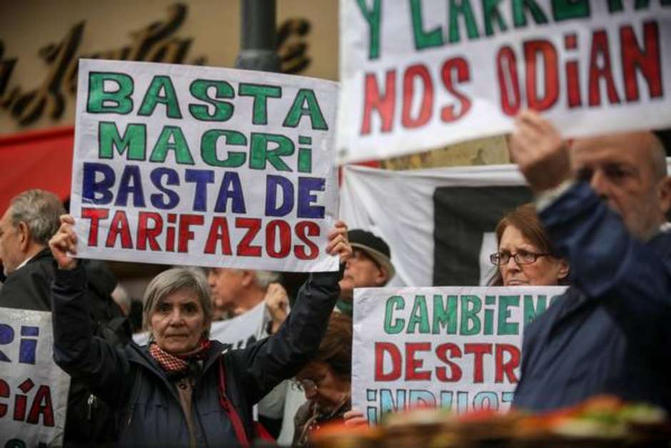 Greve geral paralisa a Argentina