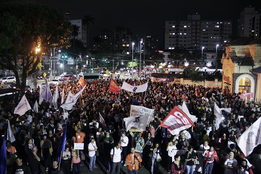 Estação Cidadania | Greve Geral na Baixada Santista terá ato unificado em Santos, às 17 horas 