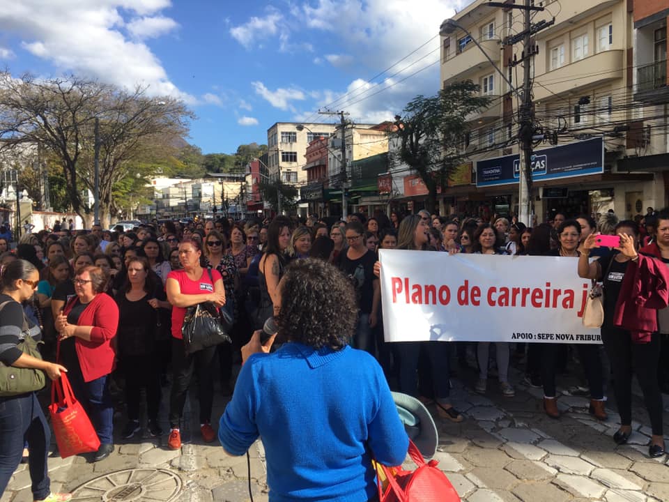 Todo apoio à greve dos profissionais da Educação de Nova Friburgo e ao Sepe