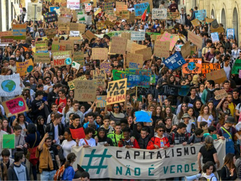 Protestos em vários países marcam greve mundial pelo clima
