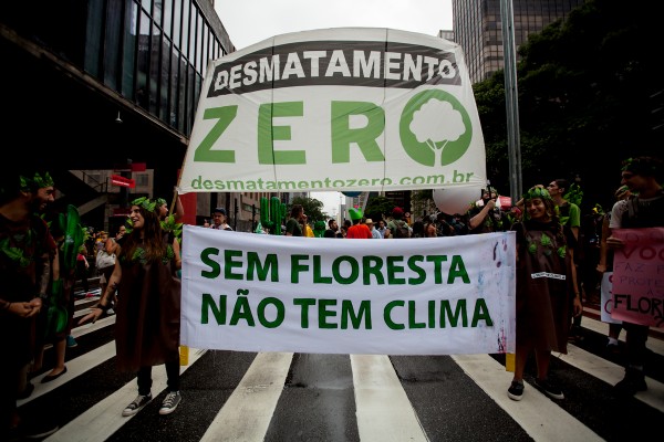 Às ruas contra a destruição ambiental 