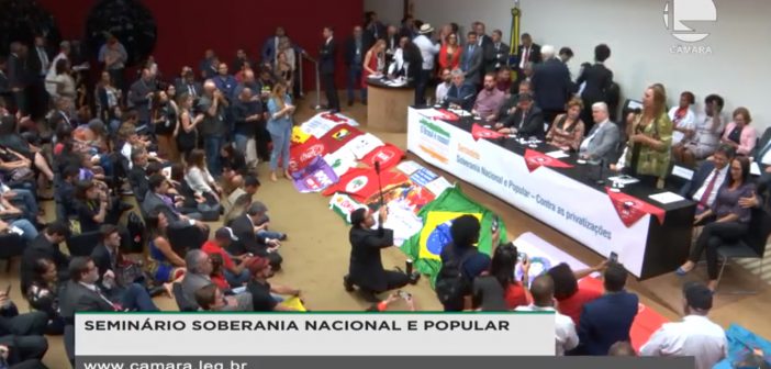 Seminário nacional aprova calendário de luta em defesa da soberania