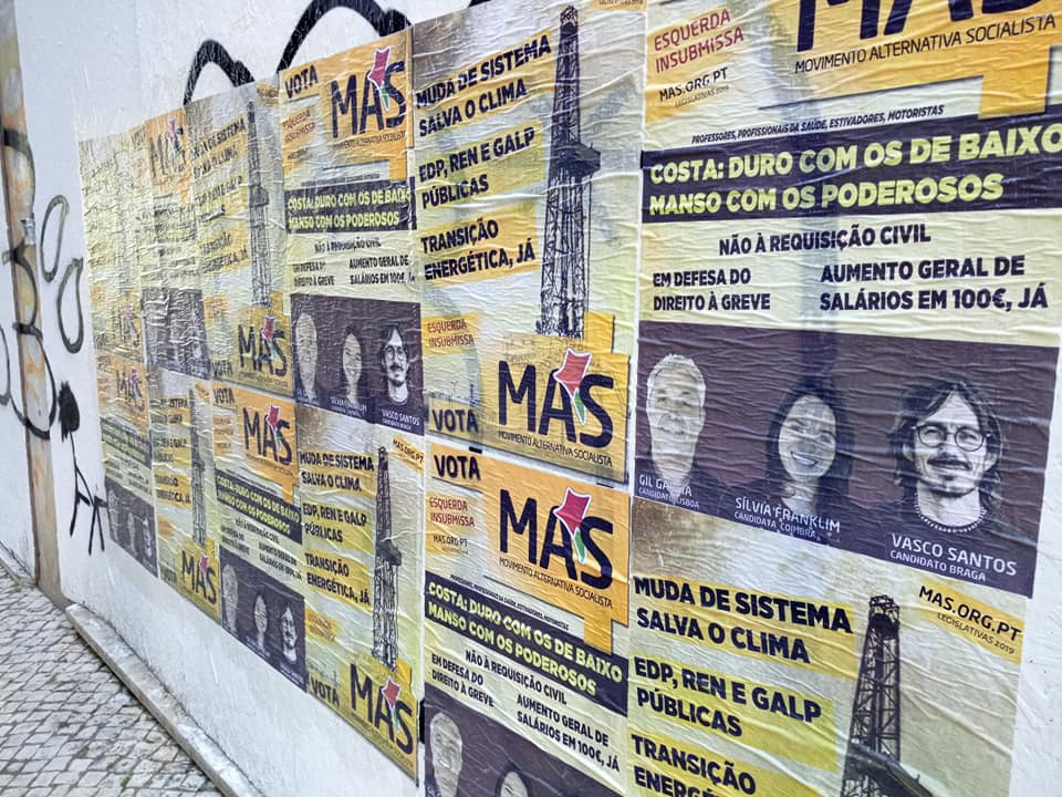 Nota do MAS sobre as eleições portuguesas de 2019