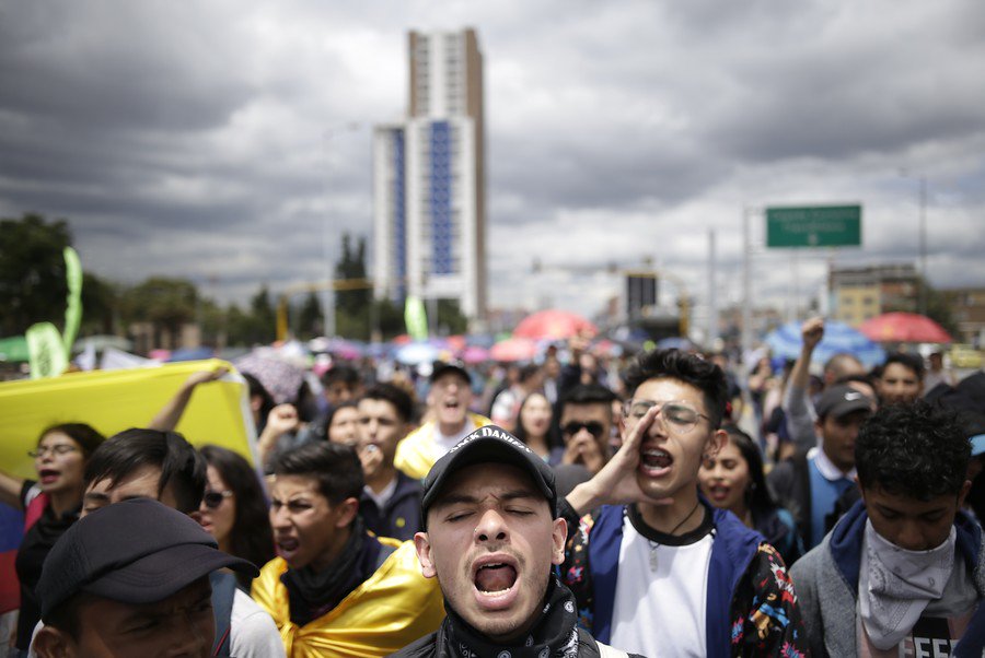 Colômbia terá greve geral nesta quinta, 21