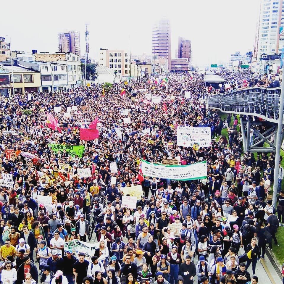 El 21N: gran paro nacional en Colombia
