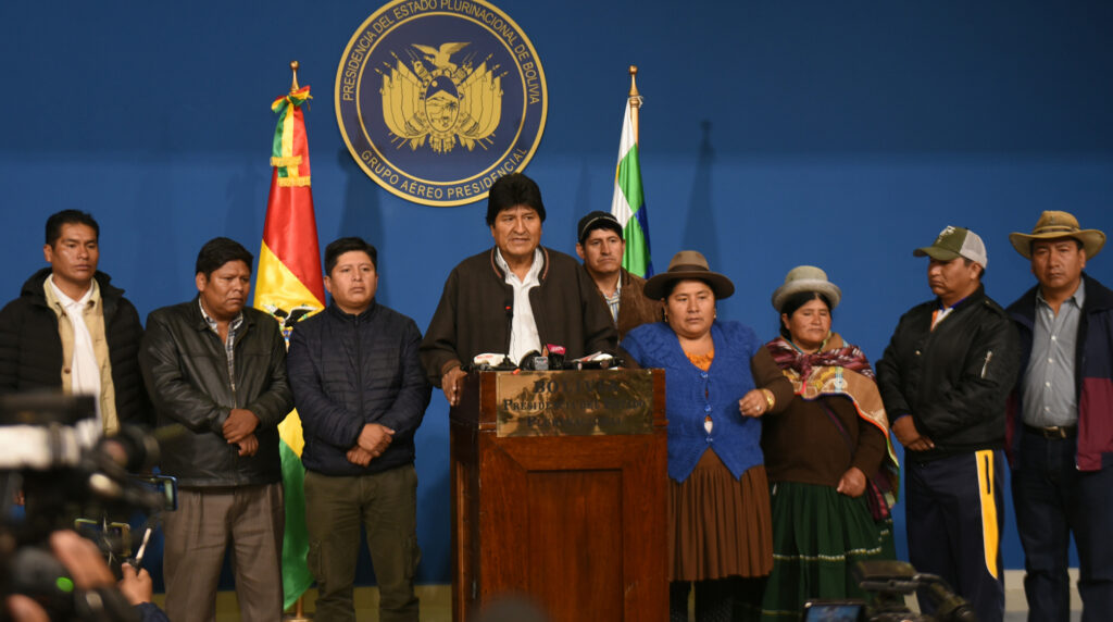Breves notas sobre a situação política boliviana