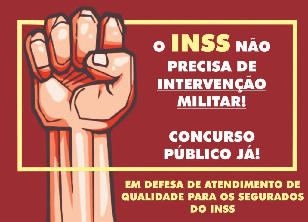 Sexta-feira é dia de protestar contra a militarização do INSS e pela aposentadoria