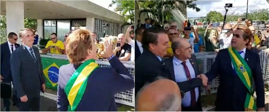 O presidente, a jornalista e o bobo