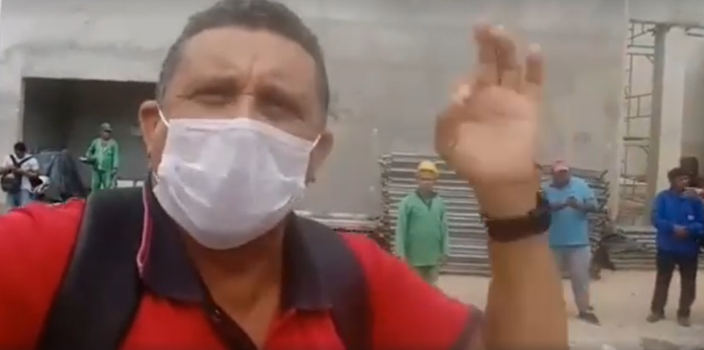 Em Fortaleza (CE), sindicato paralisa obras para garantir a saúde dos trabalhadores