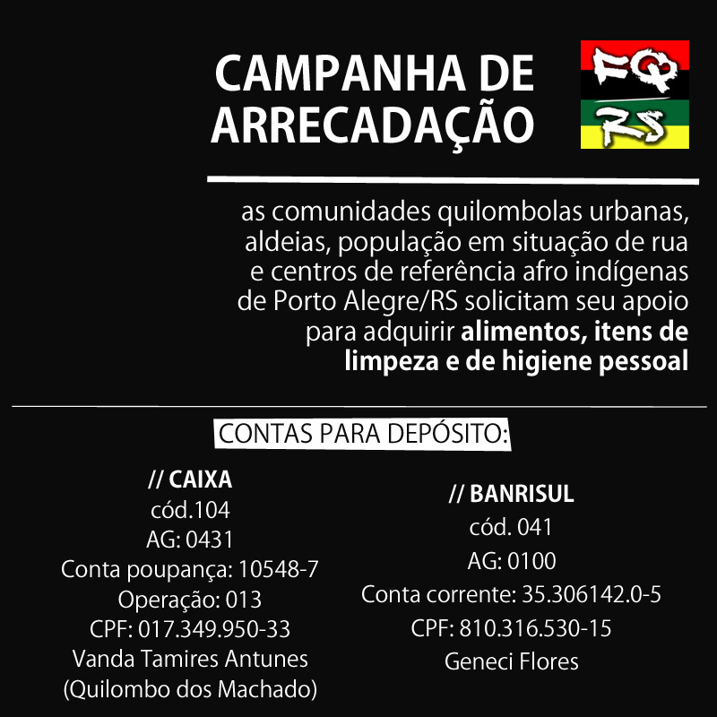 Em meio a quarentena, horta comunitária quilombola é destruída em Porto Alegre