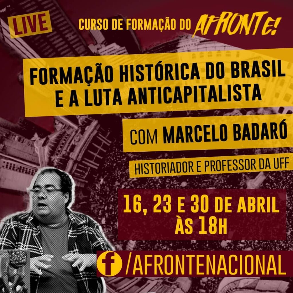 Curso sobre a luta anticapitalista no Brasil do Afronte! reúne centenas de jovens