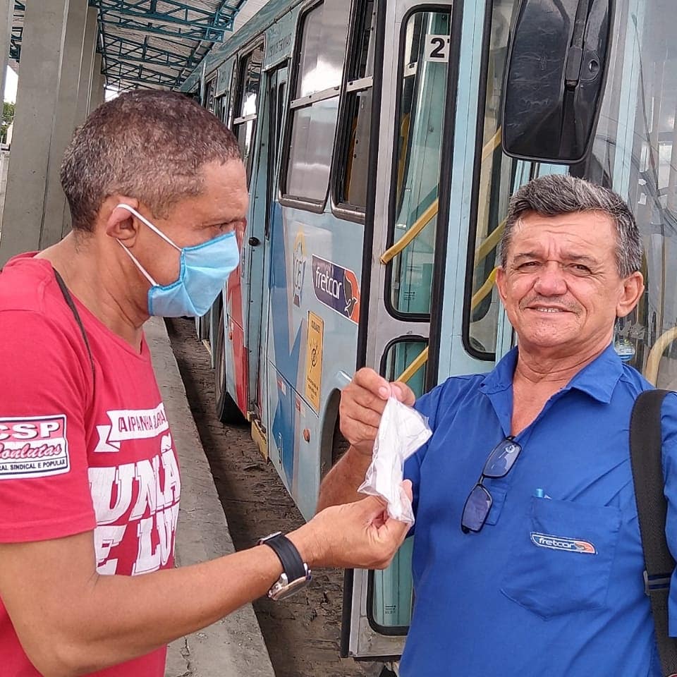Rodoviários do Ceará realizam campanha de solidariedade de classe