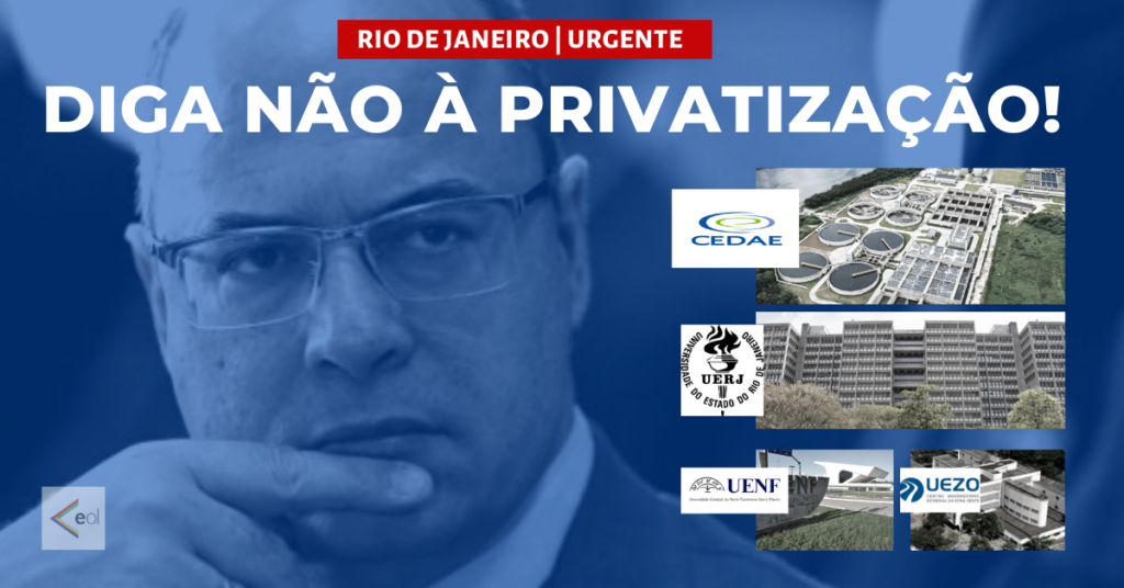 RJ: Witzel quer privatizações no meio da pandemia