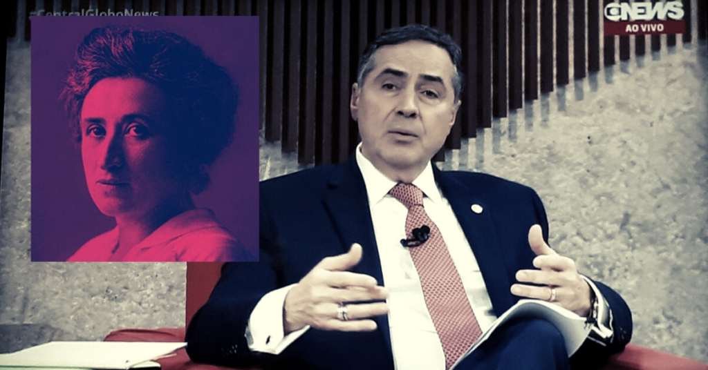 Ministro, tire as mãos de Rosa Luxemburgo!