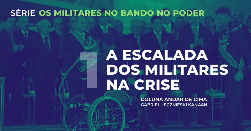 Os militares no bando no poder