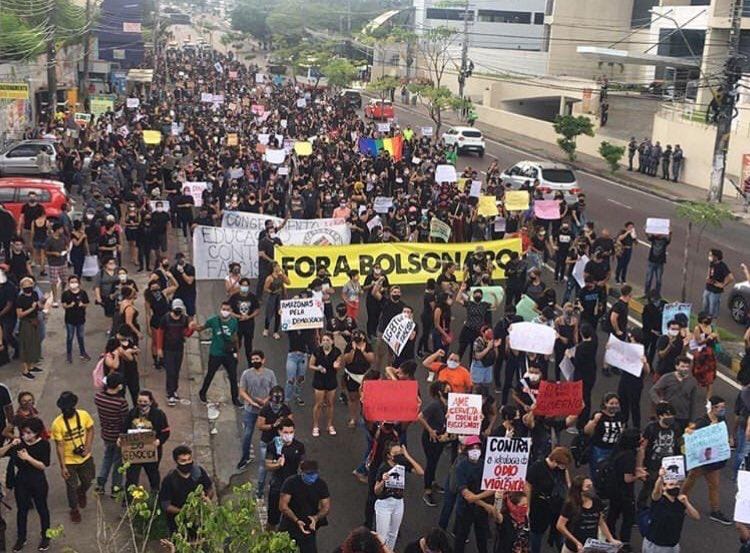 Manaus diz Basta! Fora Bolsonaro, Não ao racismo e ao fascismo!