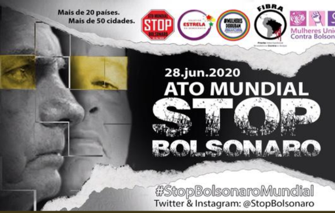 StopBolsonaro: Manifestações ocorrerão em mais de 50 cidades, de 24 países