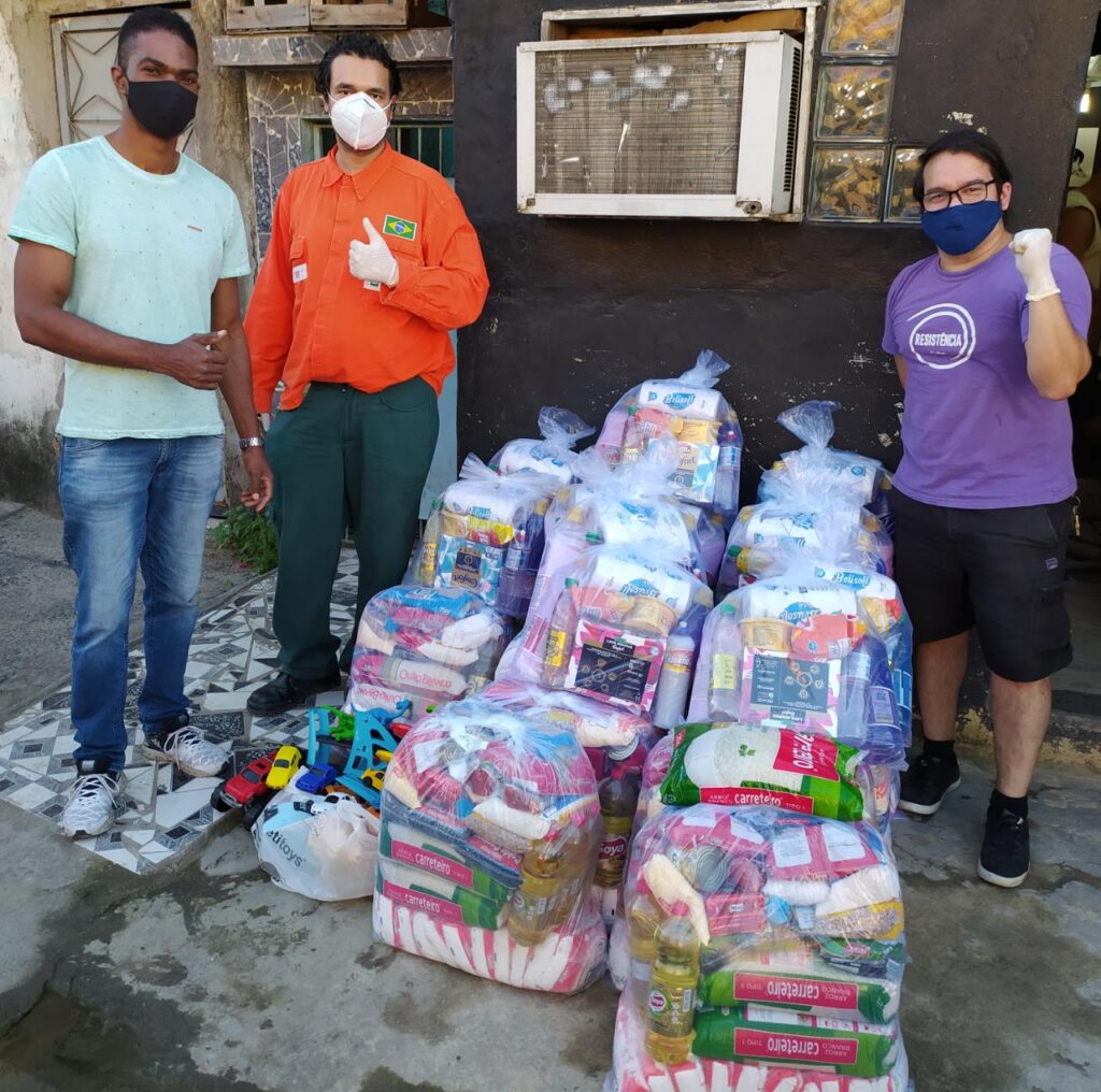 Diante da tragédia social e humana, uma nova ação de solidariedade de classe foi a nossa resposta