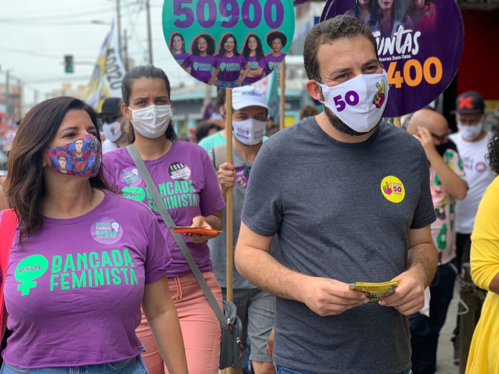 ‘Por mais mulheres e mais diversidade na Câmara de São Paulo’, defende Boulos em apoio à Bancada Feminista do PSOL