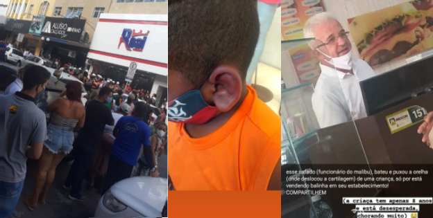 Empresário bolsonarista de Campina Grande agride criança negra e quase é linchado