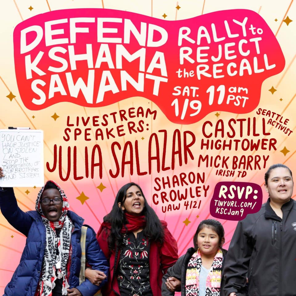 Kshama Sawant: a vereadora socialista de Seattle perseguida por estar do lado das lutas