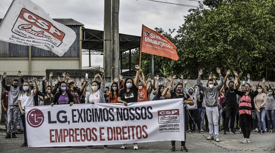 Solidarity with the strike on LG suppliers workers in Brazil