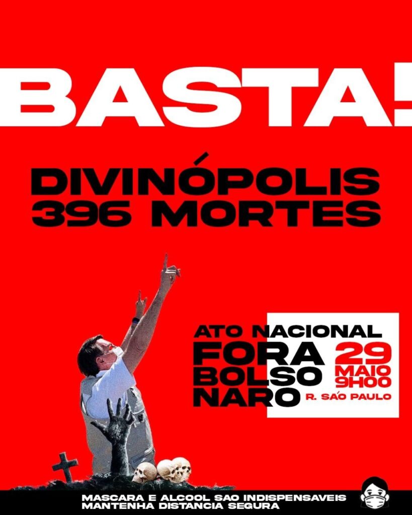 “As ruas têm poder”: como será o ato do 29 de maio em Divinópolis (MG)