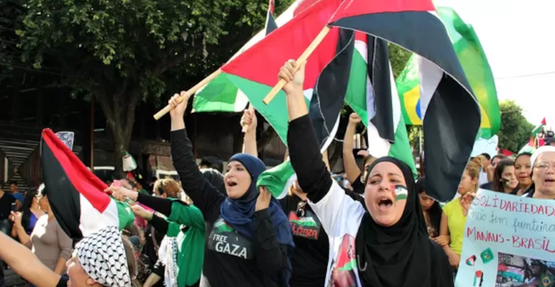 Atos em todo o mundo levam solidariedade ao povo palestino contra os bombardeios de Israel