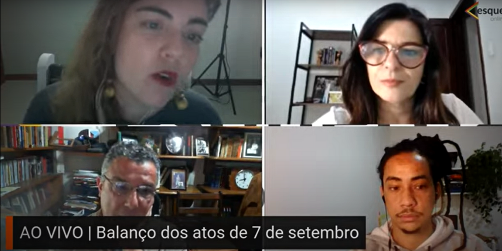 Confira os principais trechos da live de avaliação dos atos do 7 de setembro