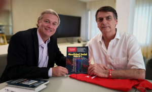 José Antonio Kast se encontrou com Jair Bolsonaro em 2018 no Rio de Janeiro. Reprodução / joseantoniokast