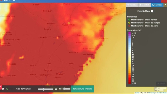 Rio Grande do Sul vive onda de calor histórica