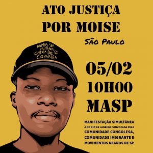 Cartaz do ato em São Paulo. 10h no MASP