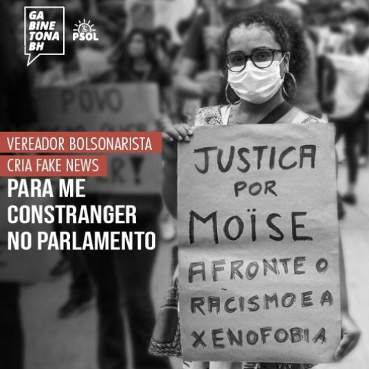 Vereador bolsonarista cria fake news para me constranger no parlamento