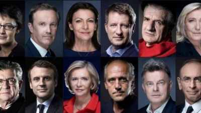 Candidatos das eleições francesas
