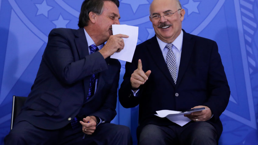 Jair Bolsonaro e Milton Ribeiro