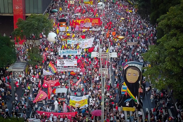 Campanha Fora Bolsonaro convoca a voltar às ruas no dia 06 de agosto