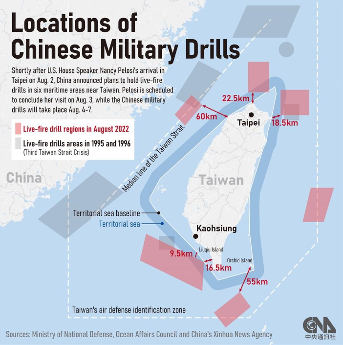 Localização do exército militar chinês