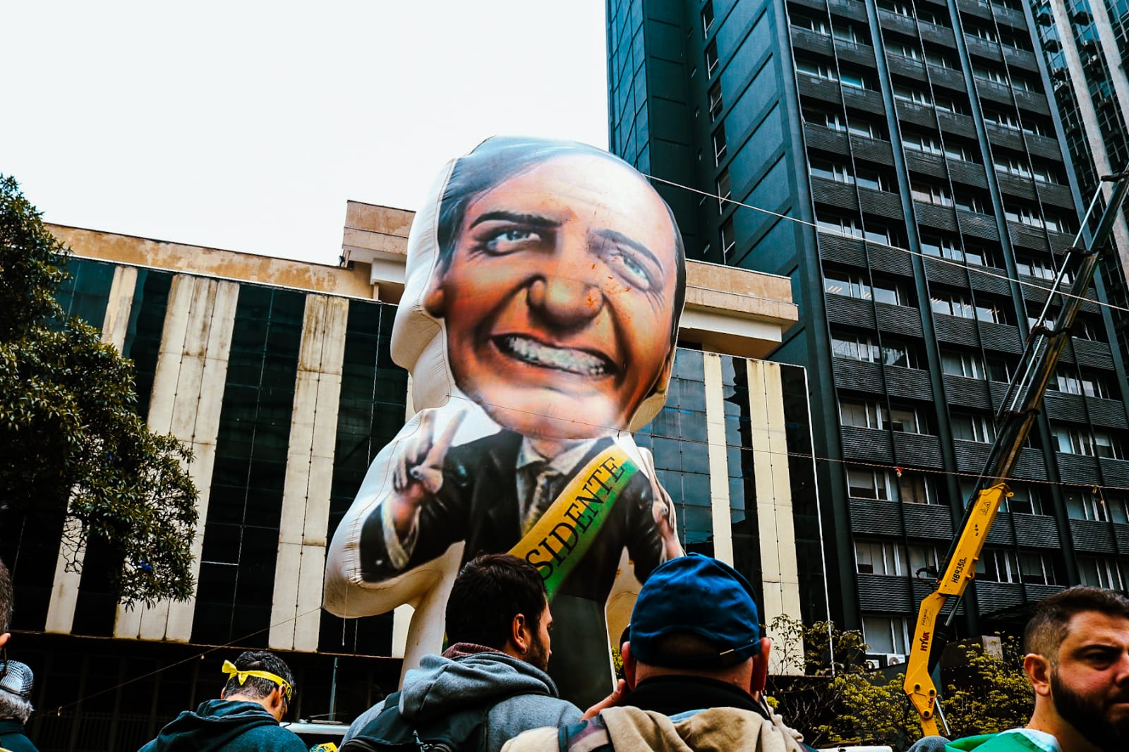 Bolsonaro inflável