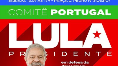 Comício Lula em Lisboa