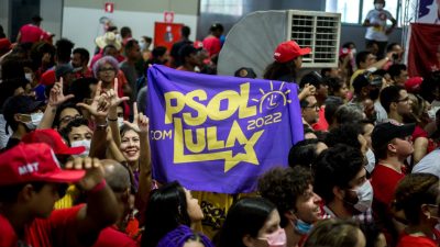 PSOL com Lula bandeira