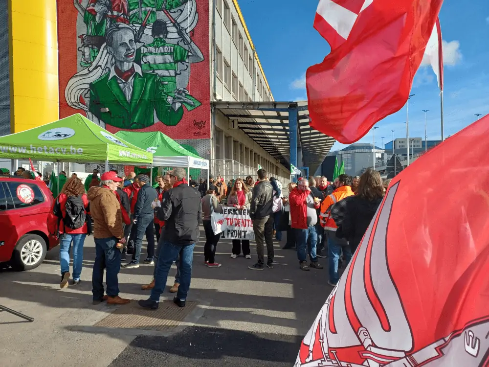 A greve geral na Bélgica paralisou o país