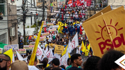 manifestação PSOL